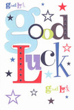 Every element of this boldly joyous good luck card seems to vibrate with the infectious optimism of Bounds Green. The playful sweep of 'Good Luck'-pastel sky-blue letters mingling with vivid reds, dashes of mossy green, and accents of regal purple-recalls the neighbourhood's ever-changing murals and leafy park walks. Whimsical stars in navy, lavender, and spring green splash across a gleaming white backdrop, as if wishes have burst into the open air at a local garden fete. Smooth to the touch, the card's quality cardstock reflects the care and pride woven into each bouquet hand-tied by Bounds Green florists for those milestone moments-be it a child's first day at Bounds Green School or a neighbor pursuing a dream gig in Muswell Hill. This card is more than a message; it's a small, portable celebration, echoing the camaraderie and infectious encouragement found at every turn within the Bounds Green community.