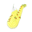 In this photograph, a large, artistically crafted floral saxophone is displayed against a pure white background, its colours and curves standing out with striking clarity. The saxophone's body is built entirely from small yellow chrysanthemums, each bloom snugly fitted to create an even, plush surface that glows softly, much like polished brass under stage lights. From the wide, flared bell at the bottom to the tall, straight body and the gentle bend of the neck at the top, the familiar outline of the instrument is faithfully recreated. Running vertically along the centre, a line of vibrant orange-red spray roses marks the position of the keys, their tiny petals clustered alongside pockets of bright green foliage that provide rhythm and contrast. The roses and leaves bring depth and character, as though the instrument is alive with musical detail. Slim, pale green wires can be glimpsed beneath the flowers, forming the unseen skeleton that holds the composition together and hinting at the complexity of the design. A soft, blurred shadow cast on the white surface gives the tribute a three-dimensional presence, as though it stands ready beside a coffin or memory table at a service in Bounds Green or nearby Wood Green. The piece feels both joyful and reflective, an original way to remember someone who loved jazz, brass bands, or late-night records at home. Created with the sensitivity of a local florist who understands how music and memory intertwine, it offers families in Bounds Green a meaningful floral voice when words are hard to find.